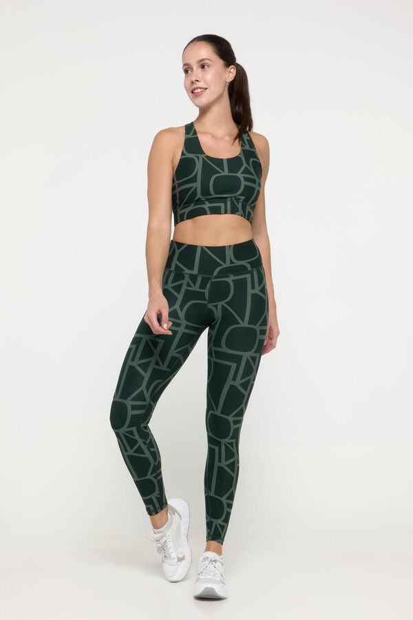 Only Play Leggings de cintura alta y bolsillo lateral turquesa