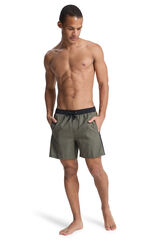Quiksilver Fato de banho curto com logo lateral castanho
