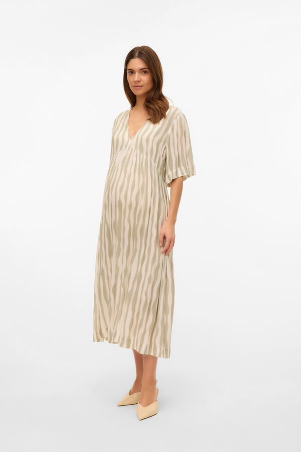 Mamalicious Vestido midi maternity cinzento