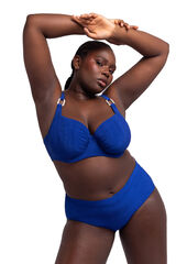 Dorina Parte inferior do biquíni alta azul