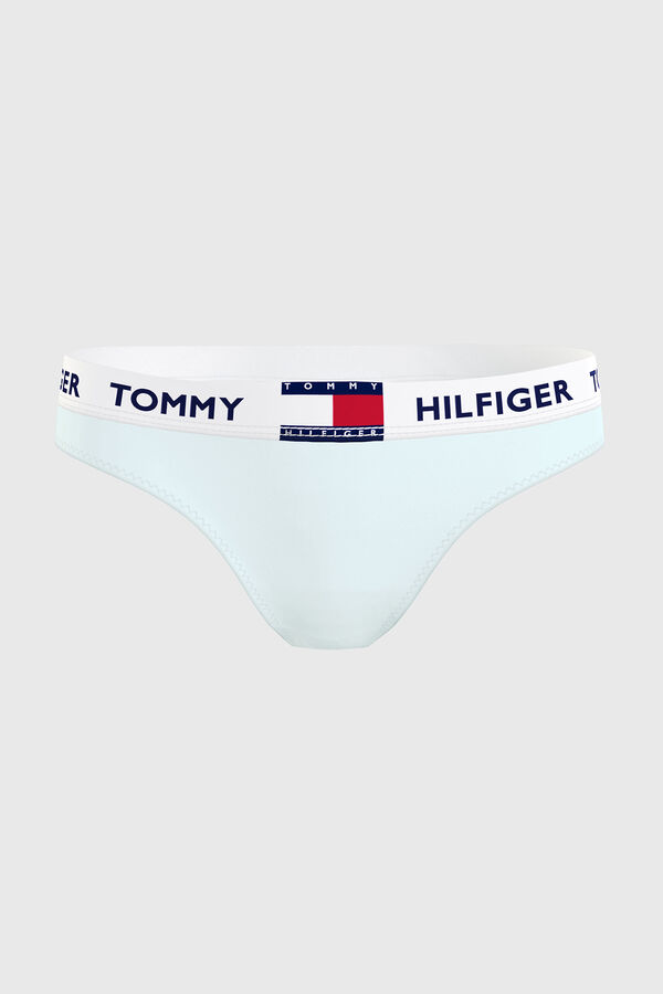 Tommy Hilfiger Tanga algod&oacute;n azul