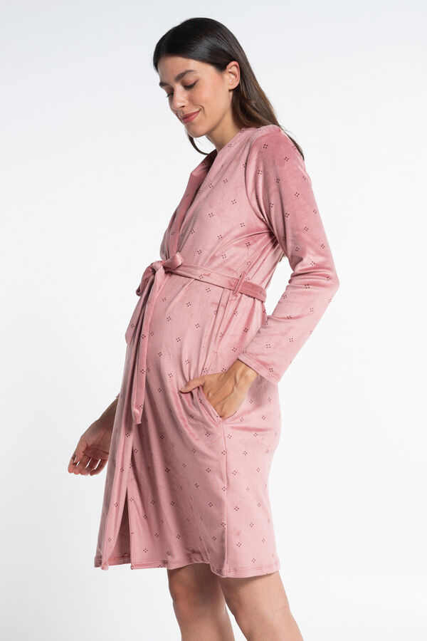 Ohma! Robe tondosa estampado rosa