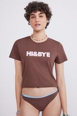 HI&BYE Pack 3 cuequinhas brasileiras algod&atilde;o rosa, azul e castanho azul