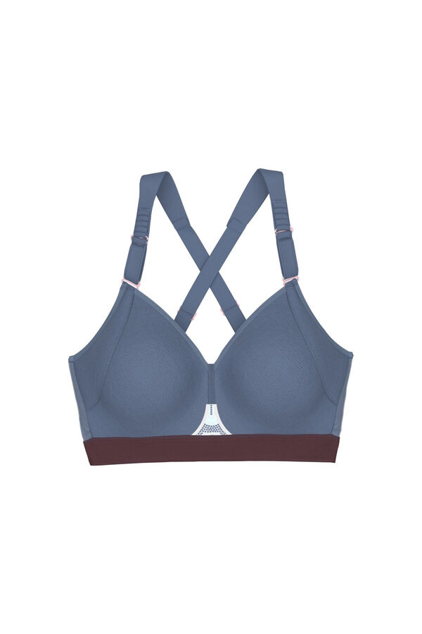 Triumph Suti&atilde; Esportivo Triaction Gravity Lite P EX azul