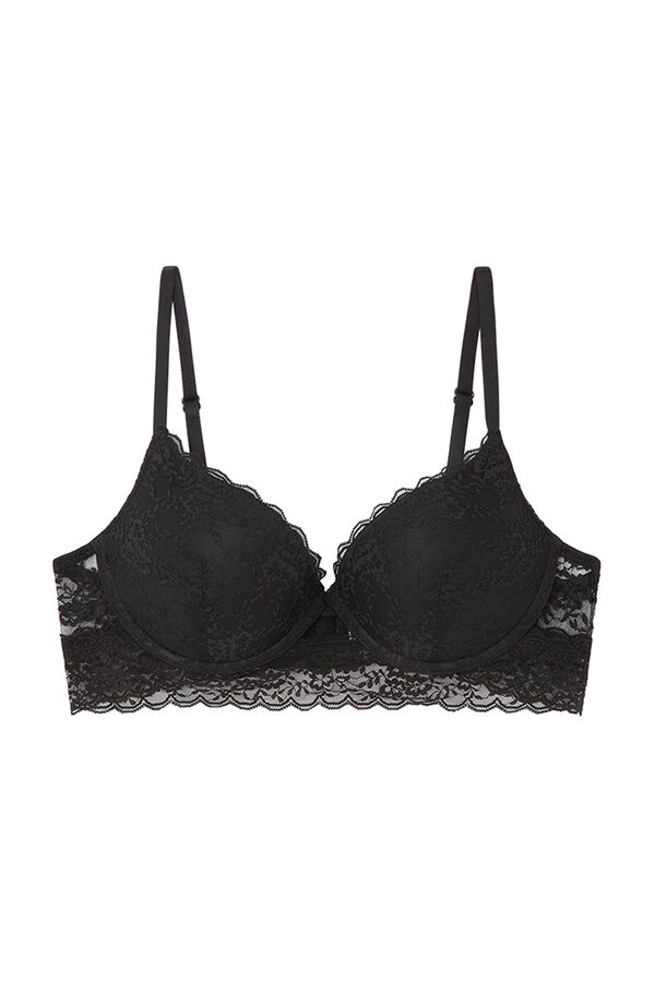 Women'secret GORGEOUS Sujetador push up encaje negro negro