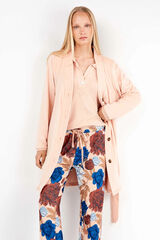 Gisela Bata tejido polar el&aacute;stico rosa