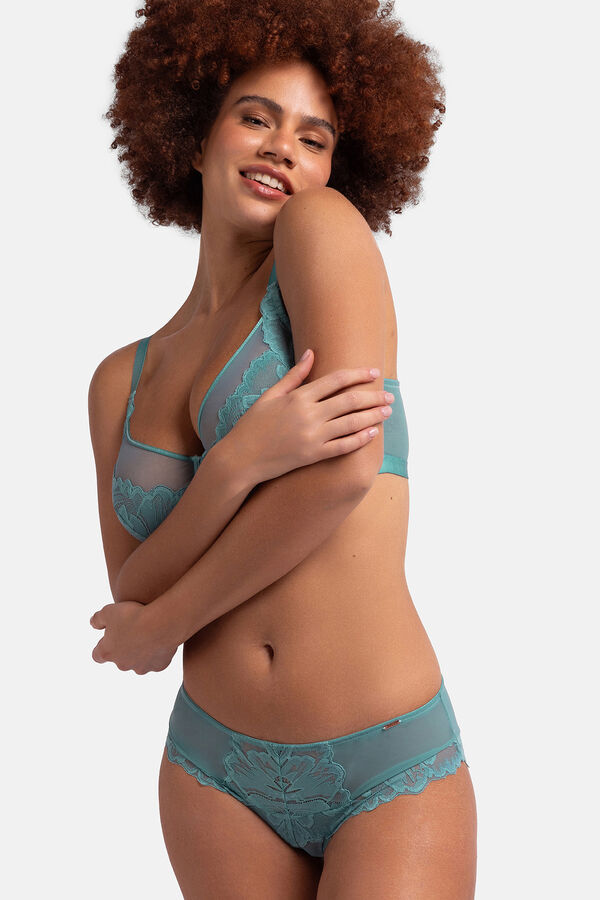 Dorina Calcinha cl&aacute;ssica verde