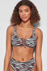 Gisela Top biqu&iacute;ni sem aro branco