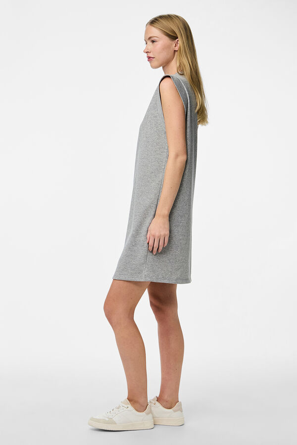 Pieces Vestido corto  gris
