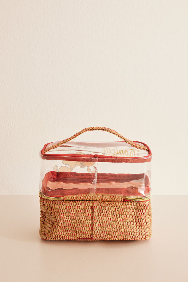 Women'secret Neceser grande rafia Snoopy nude