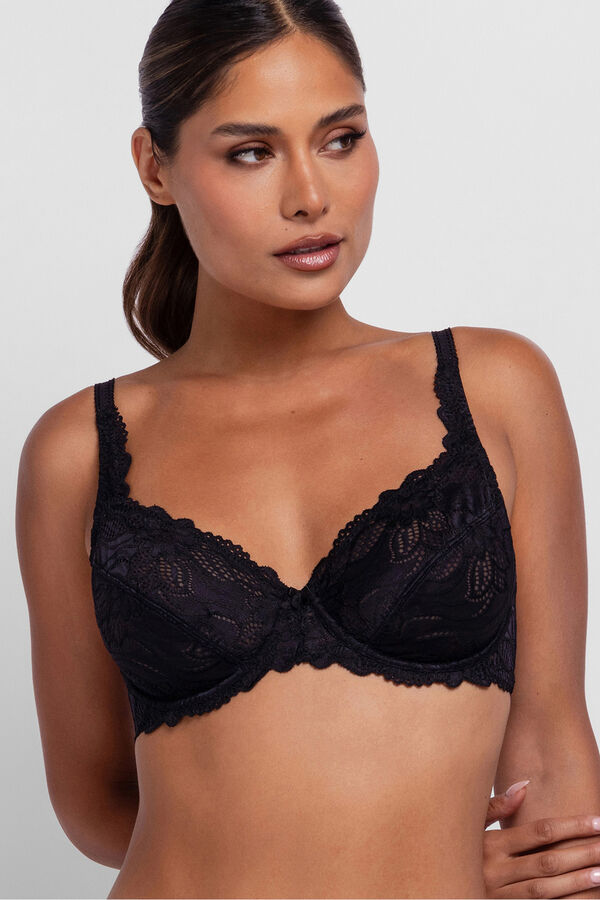 Dorina Soutien Angie com soutien sem enchimento, pacote com dois preto