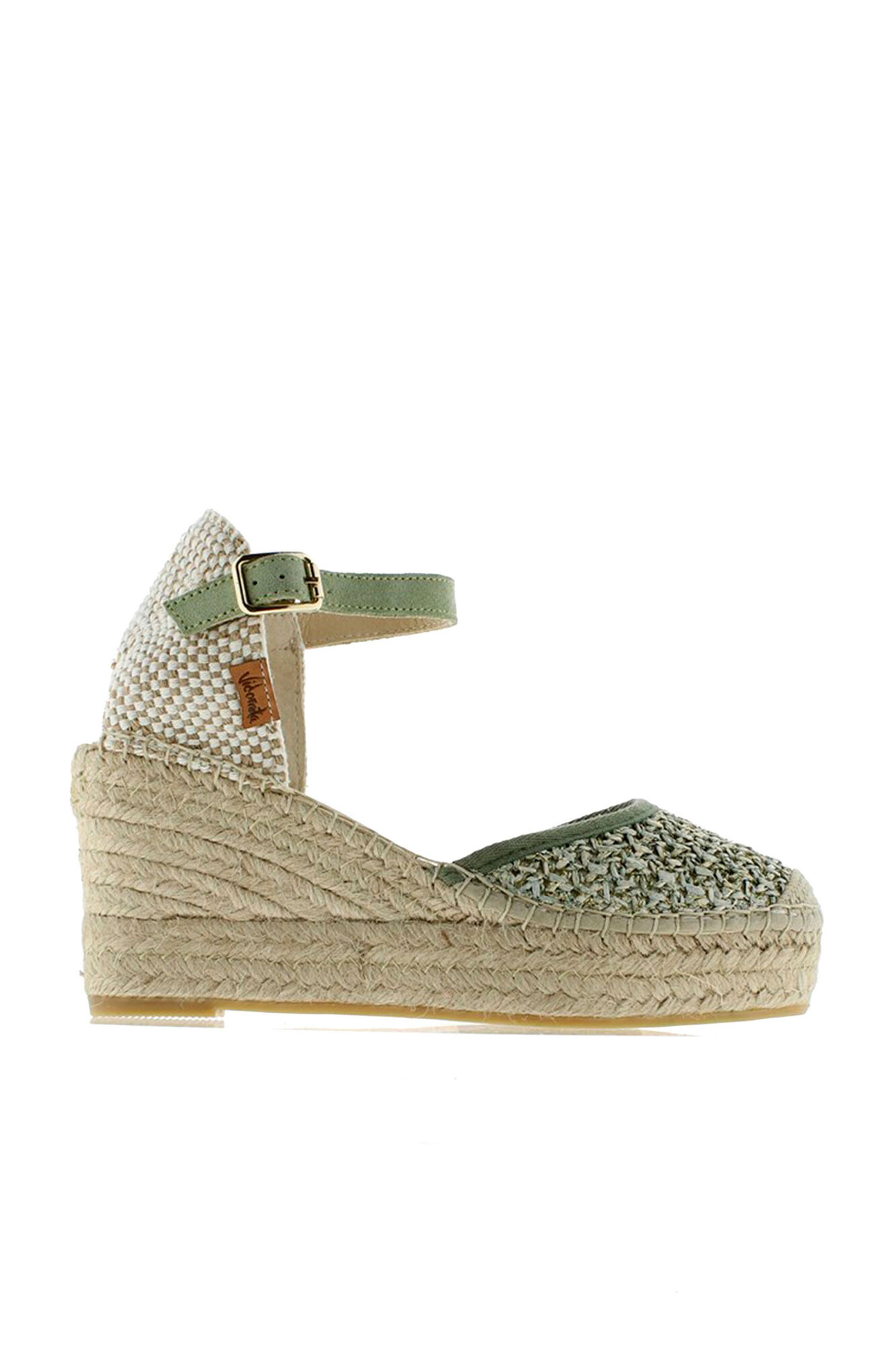 Vidorreta Sandalia de cu&ntilde;a yute brillo