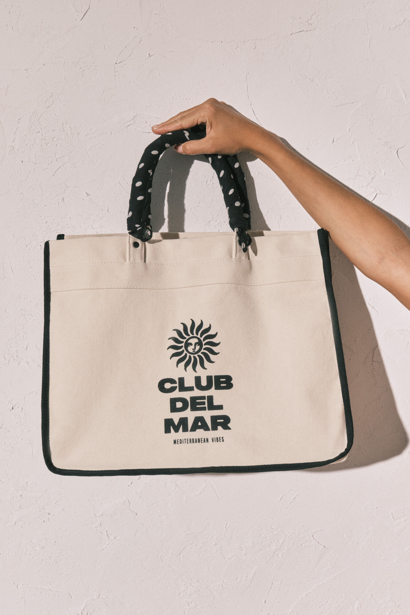 Women'secret Mala grande estampada em lona bege