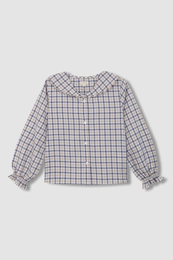 Gocco Pijama de cuadro vichy gris gris