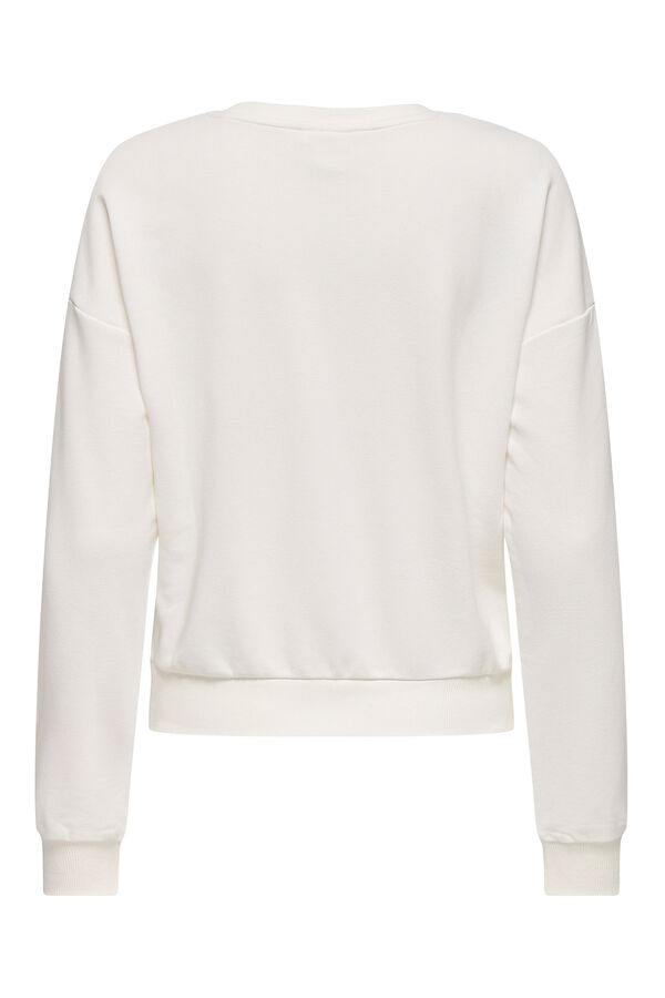 Only Play Sweatshirt gola redonda branco