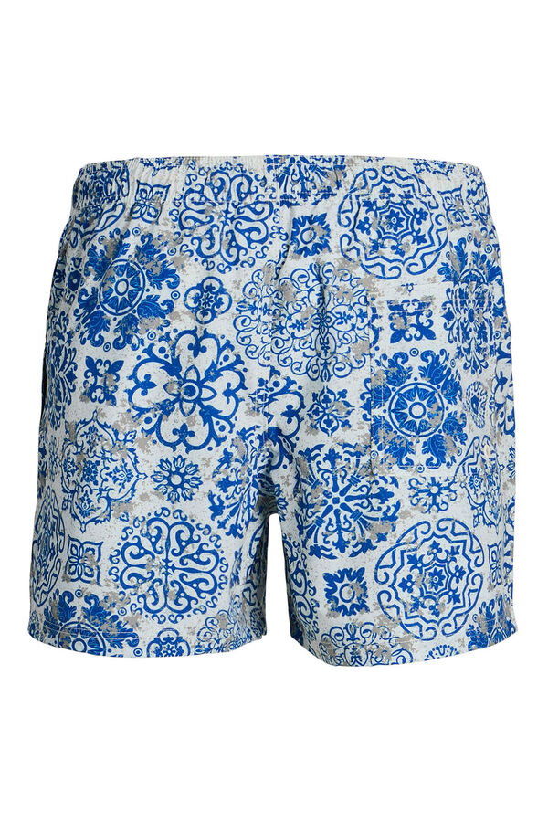 Jack & Jones Ba&ntilde;ador estampado blanco