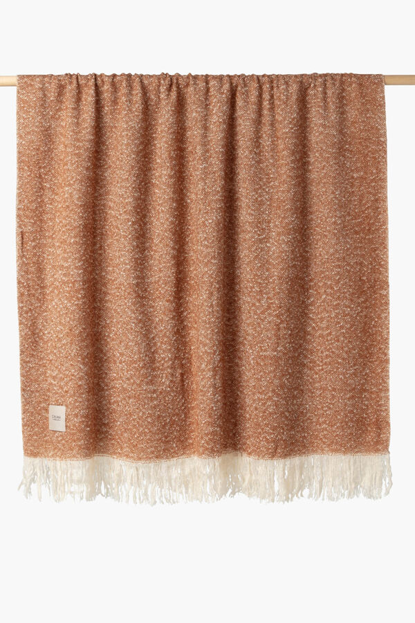 Calma House Plaid Lara 120x180 Tierra naranja