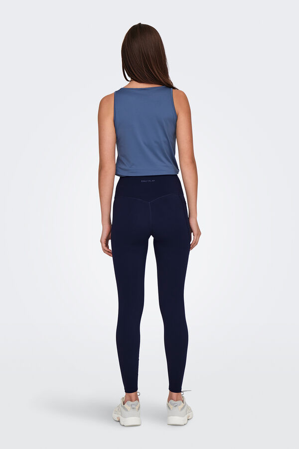 Only Play Leggings deportivos de cintura super alta. azul