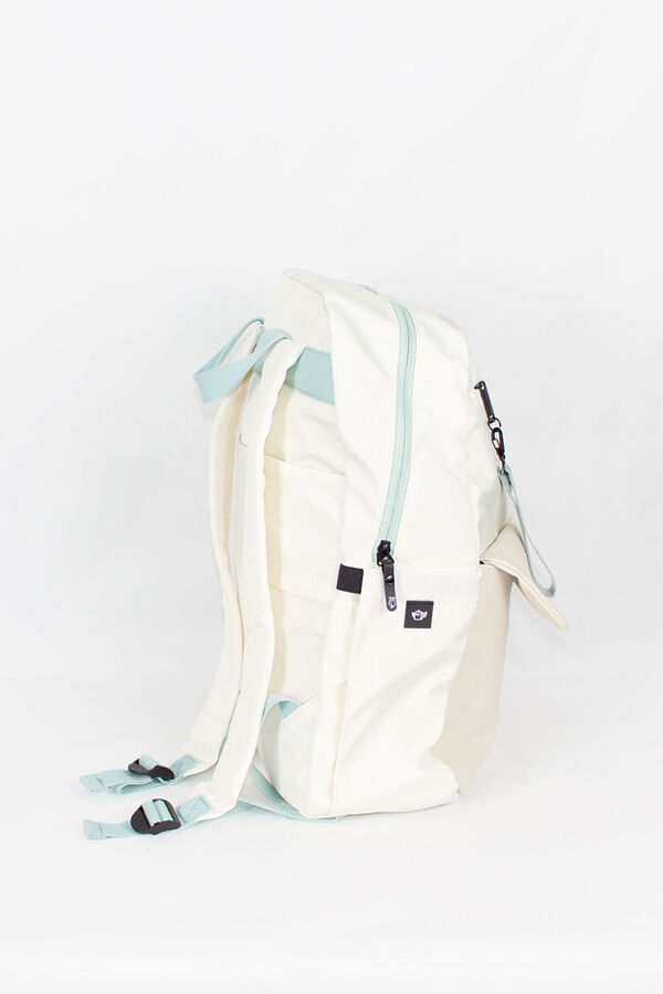 Mr. Wonderful Mochila blanca The perfect match estampado