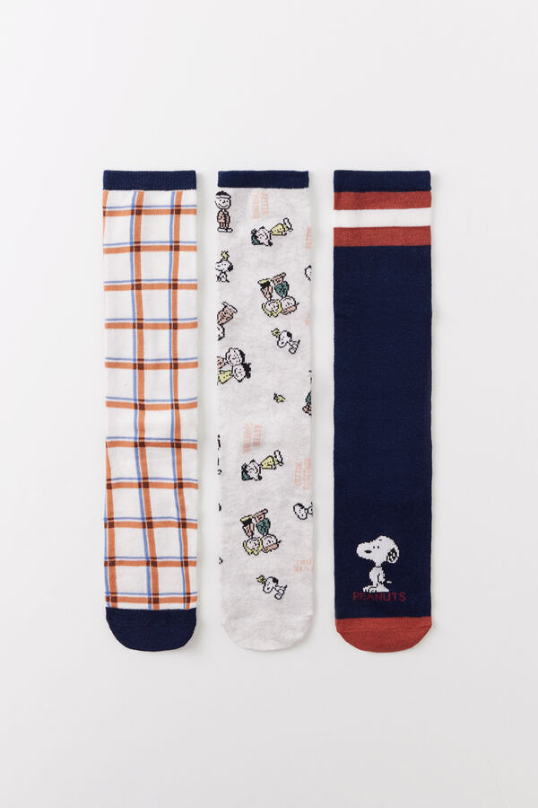 Women'secret Pack 6 calcetines largos algod&oacute;n Snoopy estampado