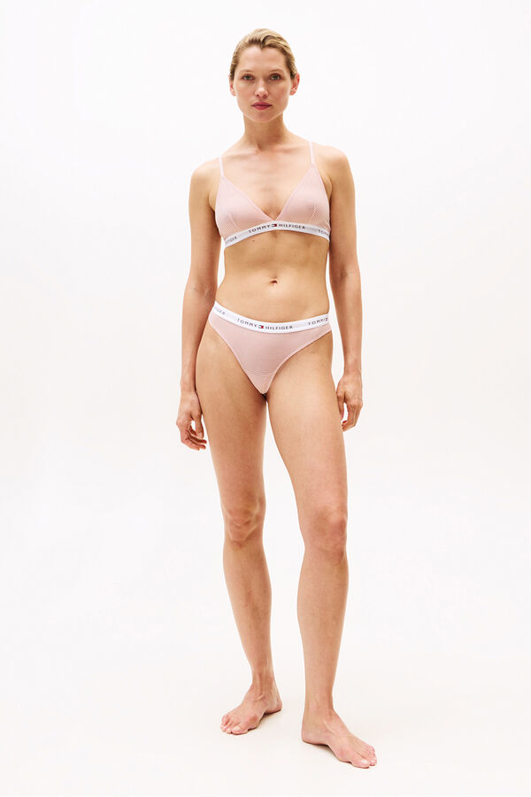 Tommy Jeans Pack de 3 tangas de tul estampado