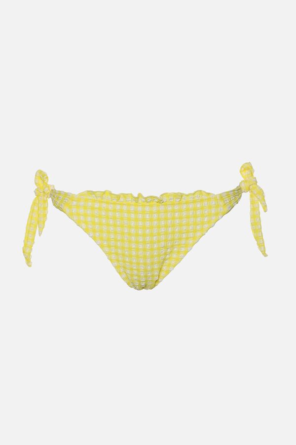 Trendyol Cueca de biqu&iacute;ni cl&aacute;ssica vichy estampado