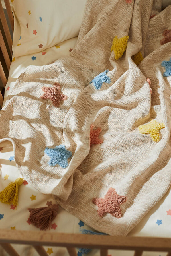 Calma House Plaid de algod&oacute;n Star estampado