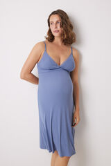 Women'secret Camis&oacute;n "maternity" canal&eacute; soft touch azul azul