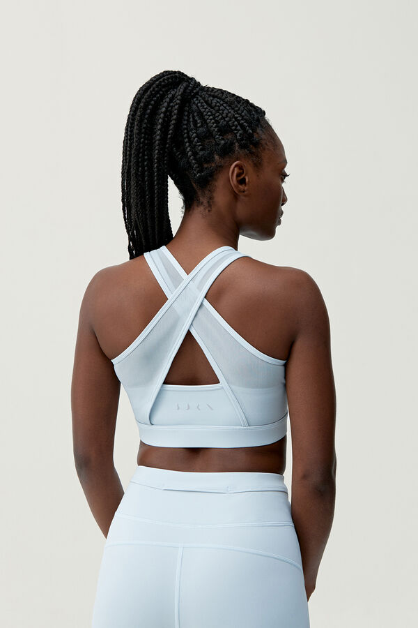 Born Living Yoga Top Daya Sky Soft azul