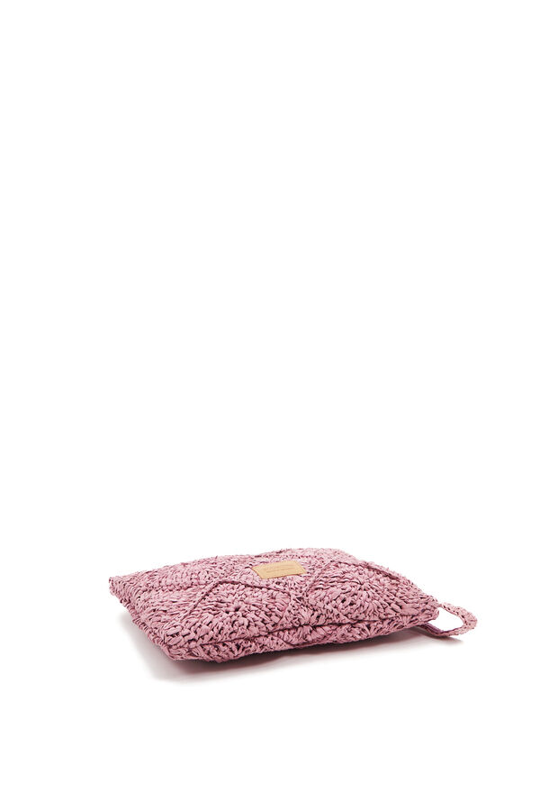 Abbacino Bolso de mano trenzado morado/lila