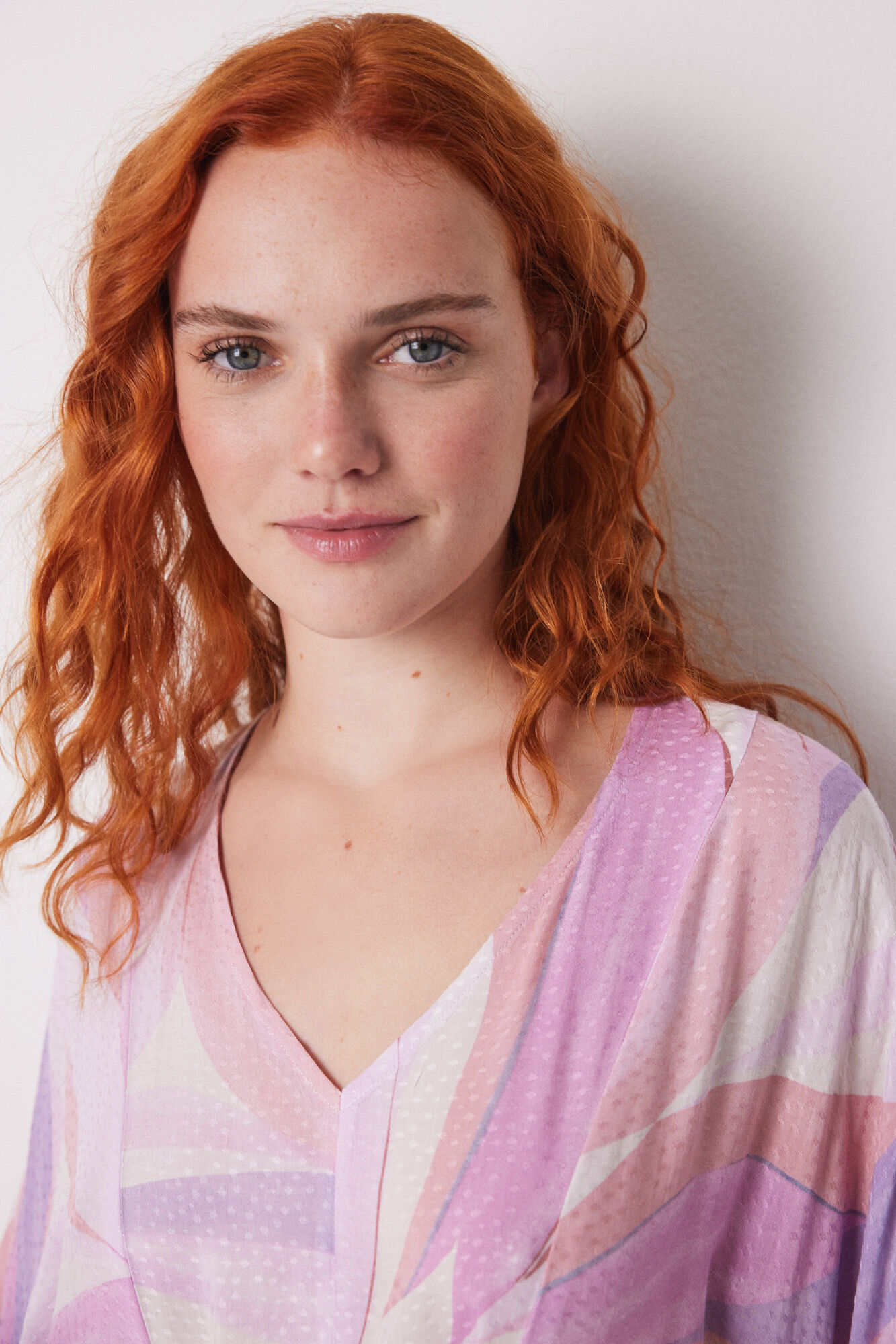 Women'secret Vestido midi geom&eacute;trico todo em viscose