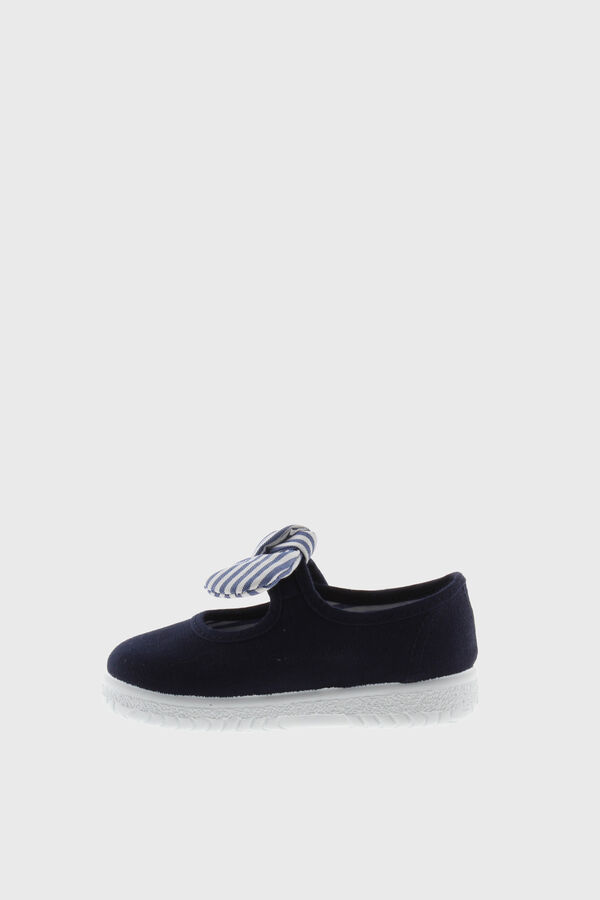 Victoria Merceditas de lona azul