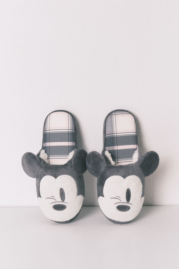 Women'secret Chinelos de quarto Mickey Mouse 3D cinzento cinzento