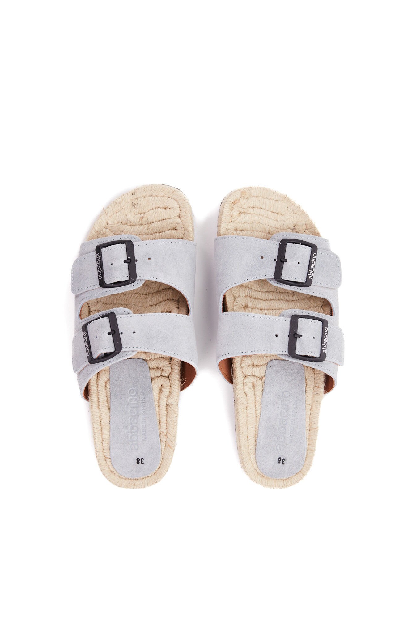 Abbacino Sand&aacute;lia rasa de mulher de esparto