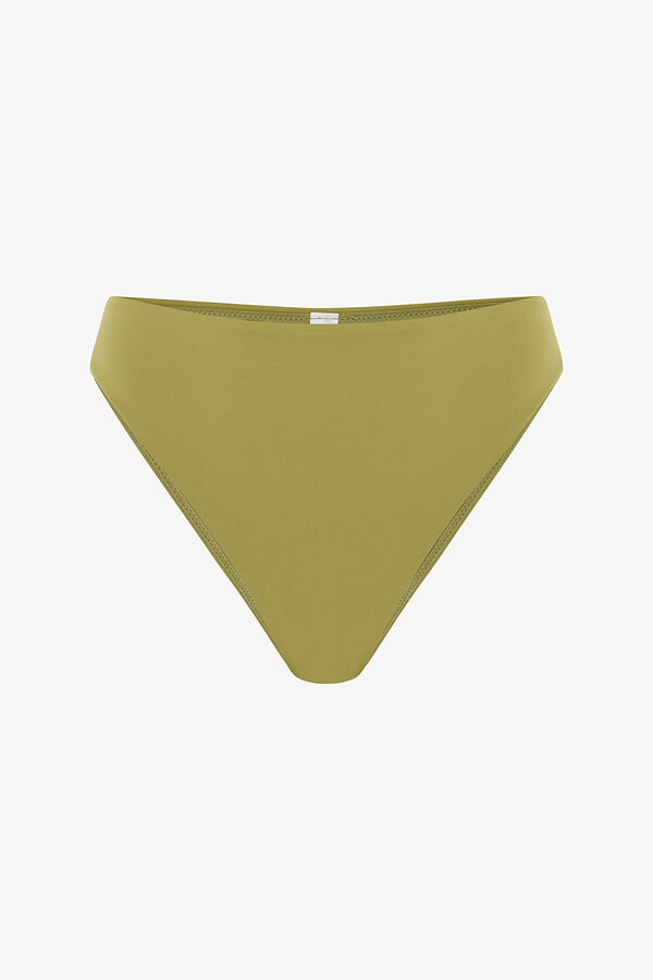 Penti Calcinha de biqu&iacute;ni midi verde verde