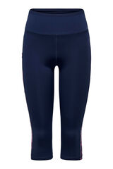 Only Play Legging tres cuartos  azul