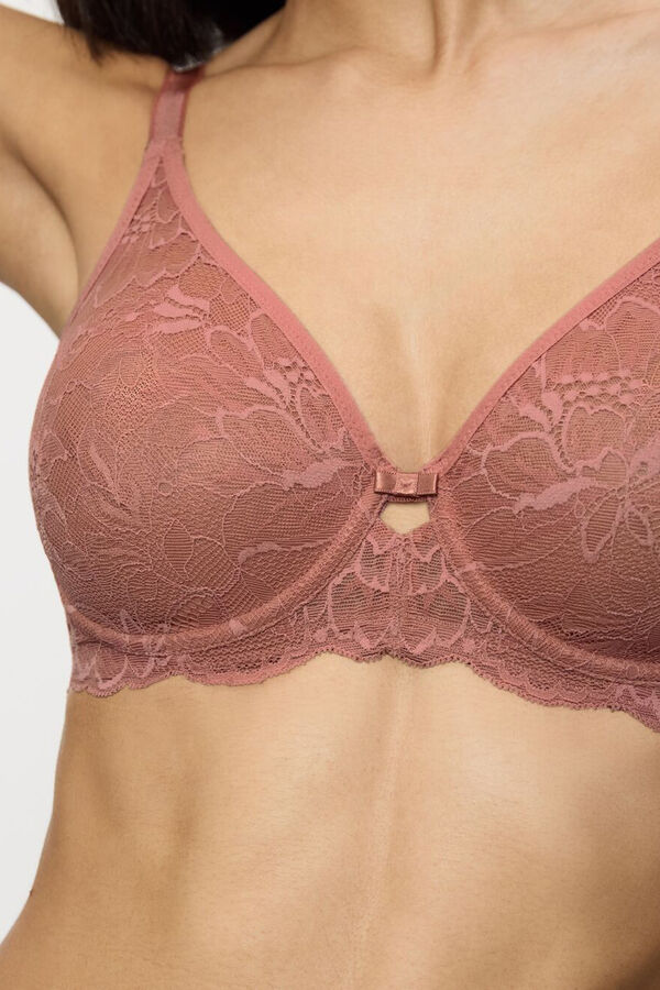 Triumph Sutiã Amourette Charm T W02 borgonha