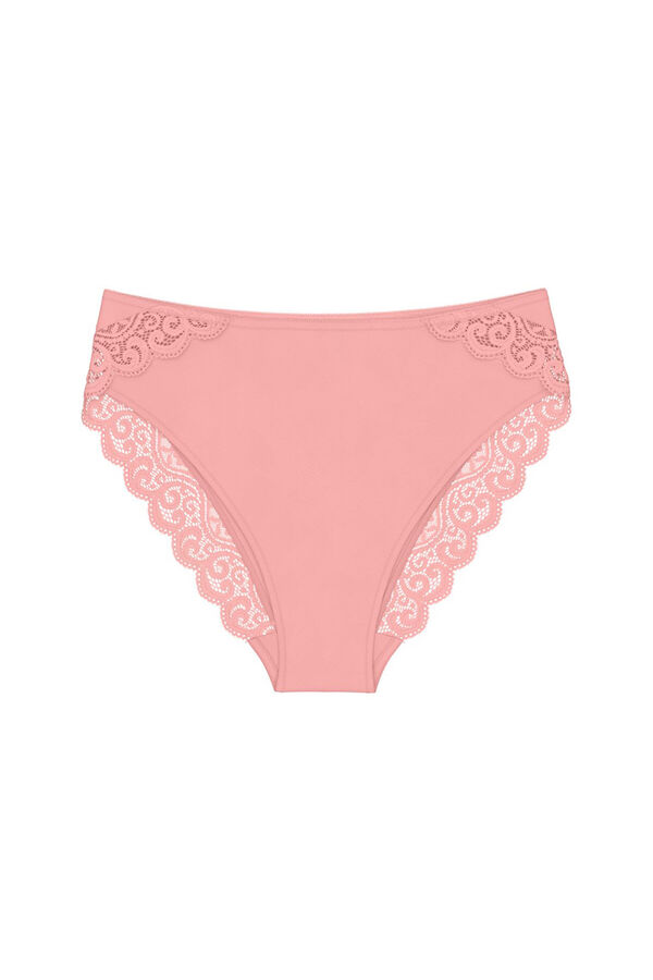 Triumph Braga cl&aacute;sica cadera microfibra rosa