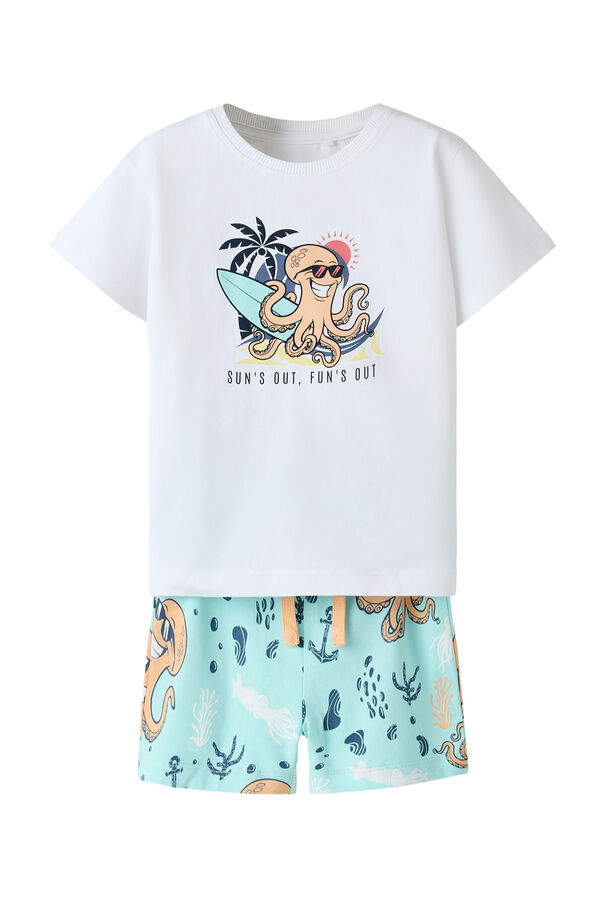 Name it Pijama curto de menino branco