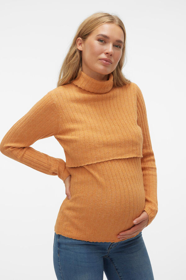 Mamalicious Top de malha de função dupla  vermelho