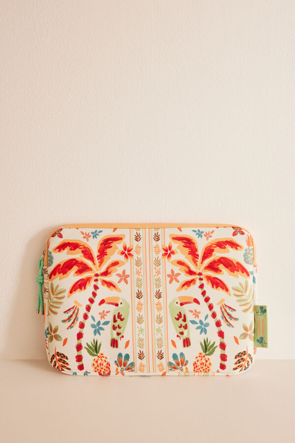 Women'secret Funda pórtatil estampado tropical estampado