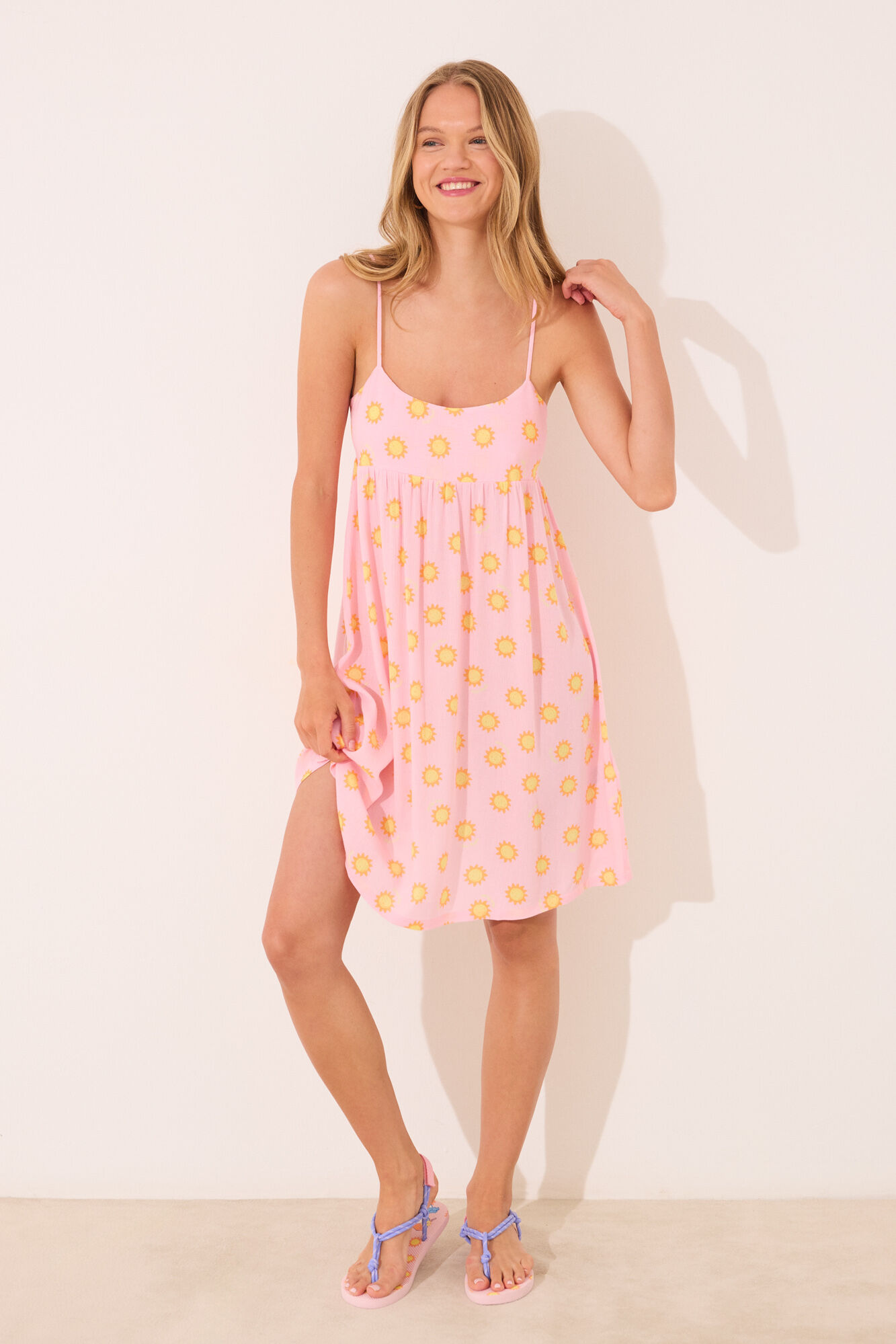 Women'secret Camis&oacute;n corto tirantes viscosa soles