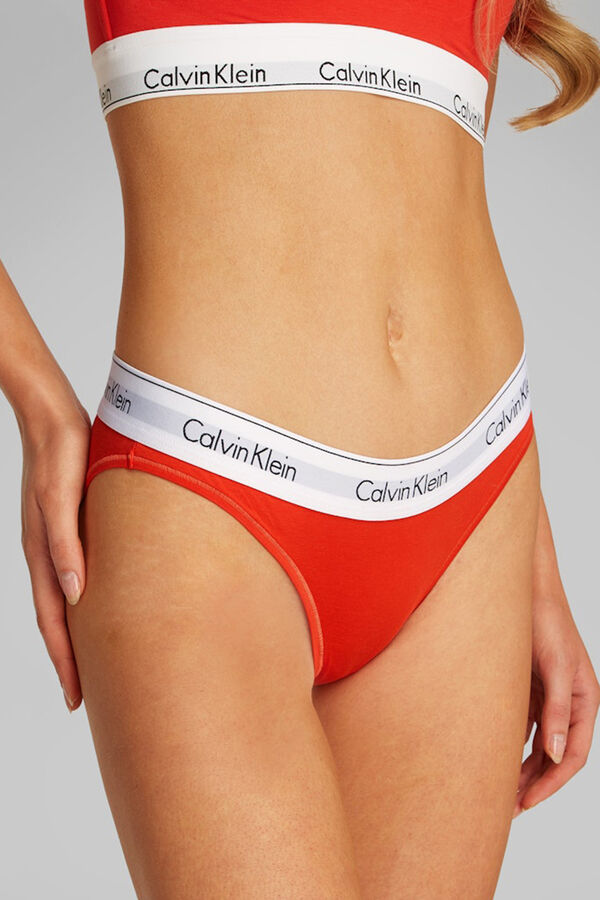 Calvin Klein Braga logo Calvin Klein rojo