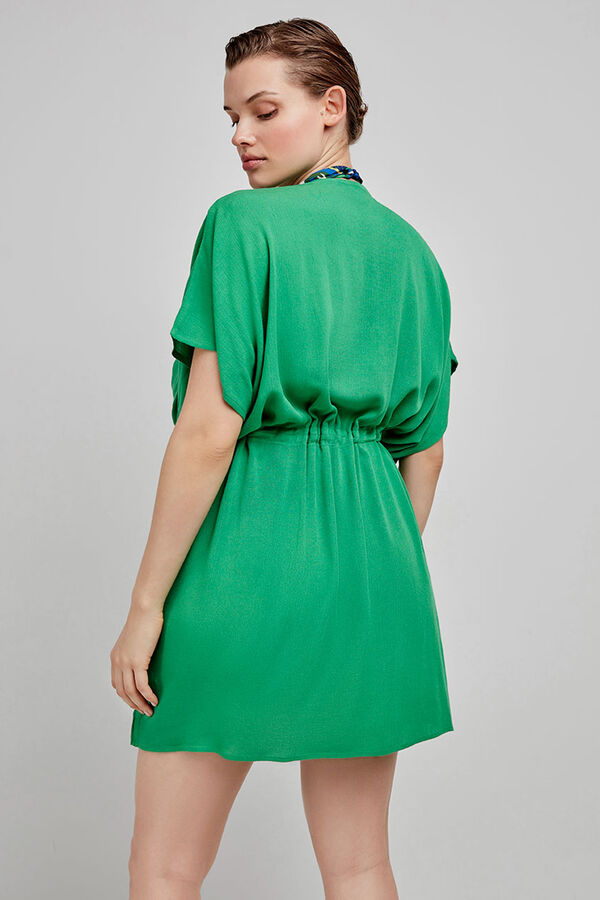 Gisela Caftan curto verde verde