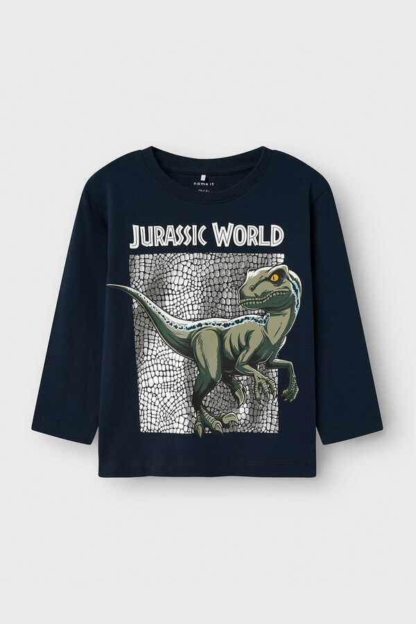 Name it Camiseta de Jurassic Park de ni&ntilde;o azul