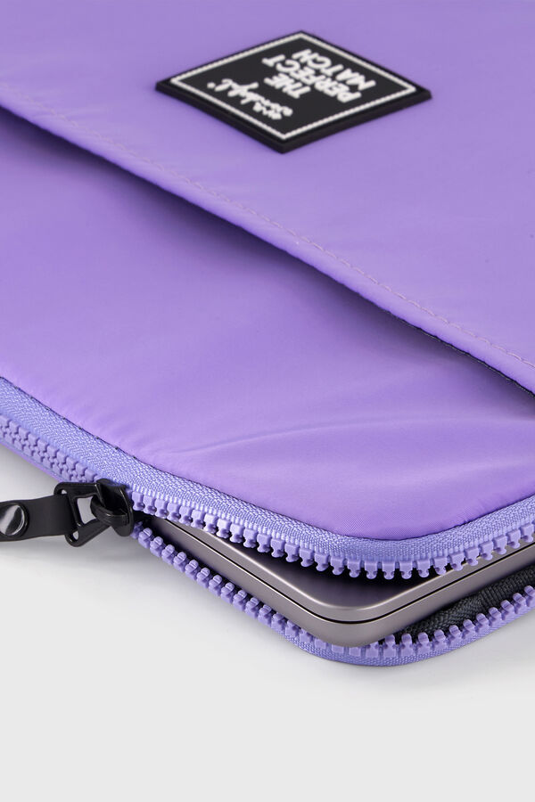 Mr. Wonderful Funda de port&aacute;til 13-14" fucsia The perfect match estampado