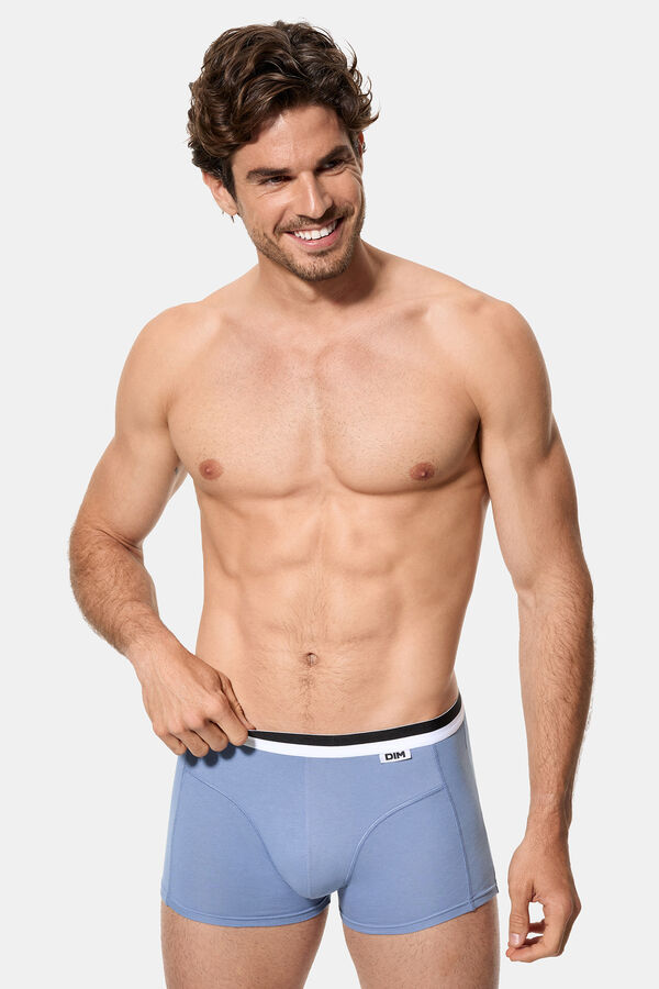 DIM Pack de 2 boxers de hombre de algod&oacute;n el&aacute;stico beige