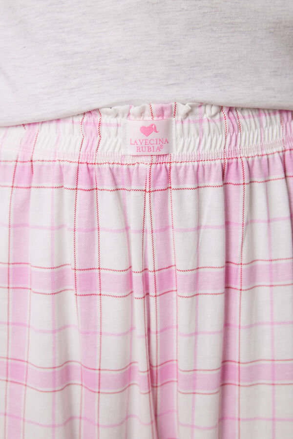 Women'secret Pijama 100% algod&oacute;n La Vecina Rubia gris
