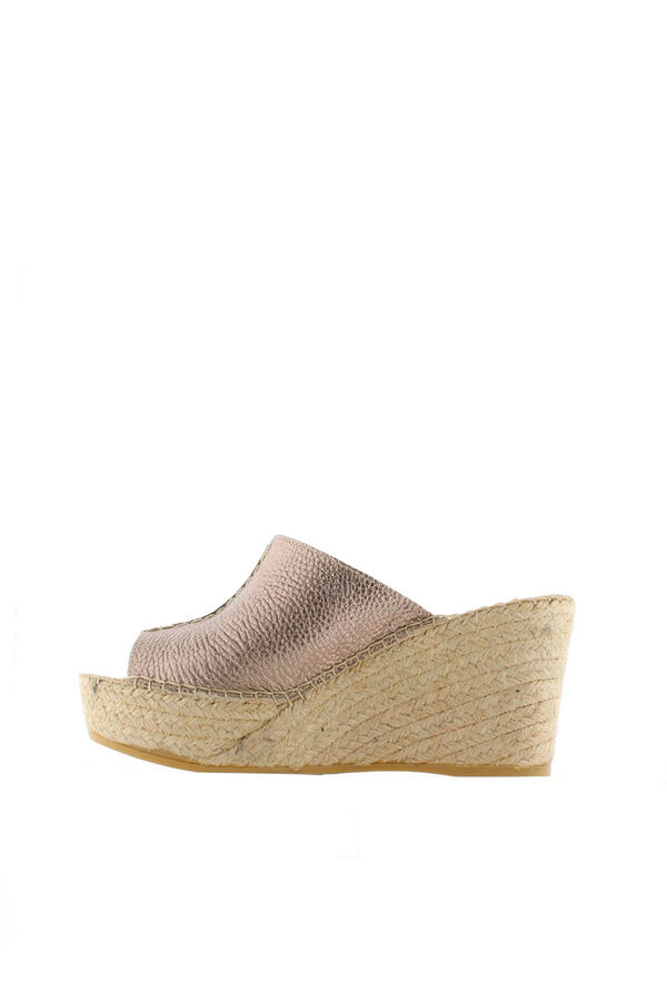 Vidorreta Zueco de cu&ntilde;a yute beige