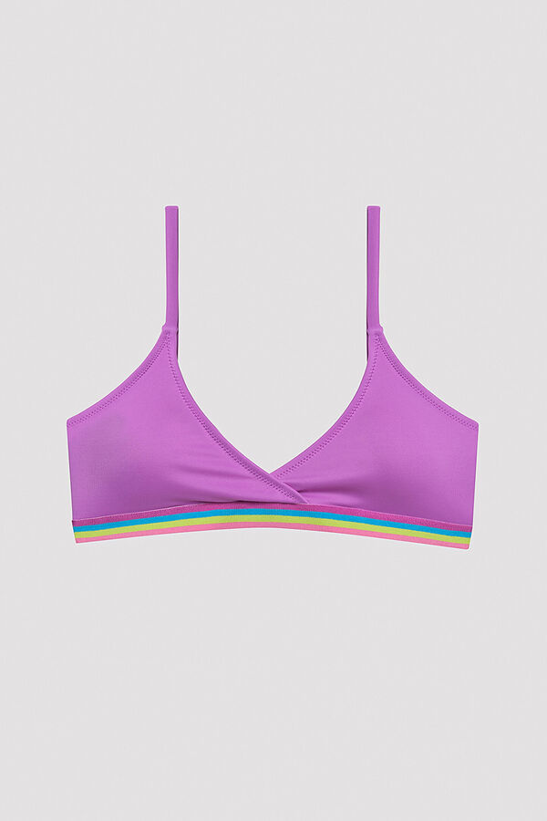 Penti Conjunto de bikini para ni&ntilde;a morado morado/lila